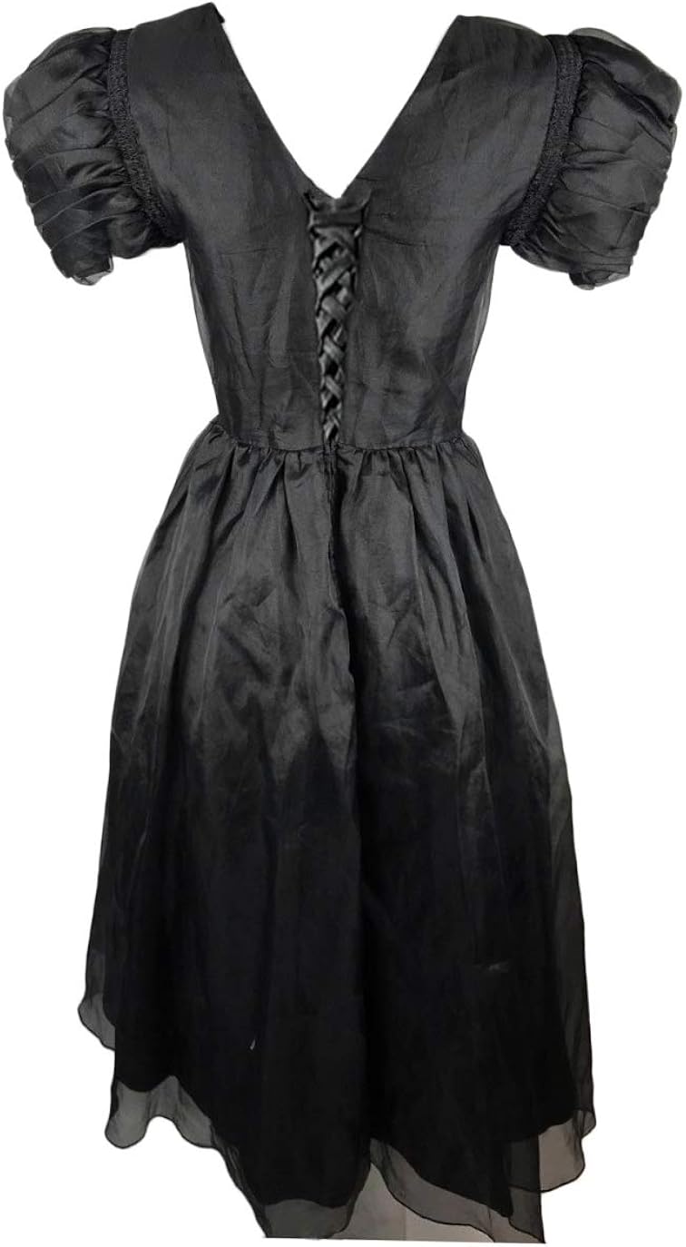 striped midi dress with sleeves