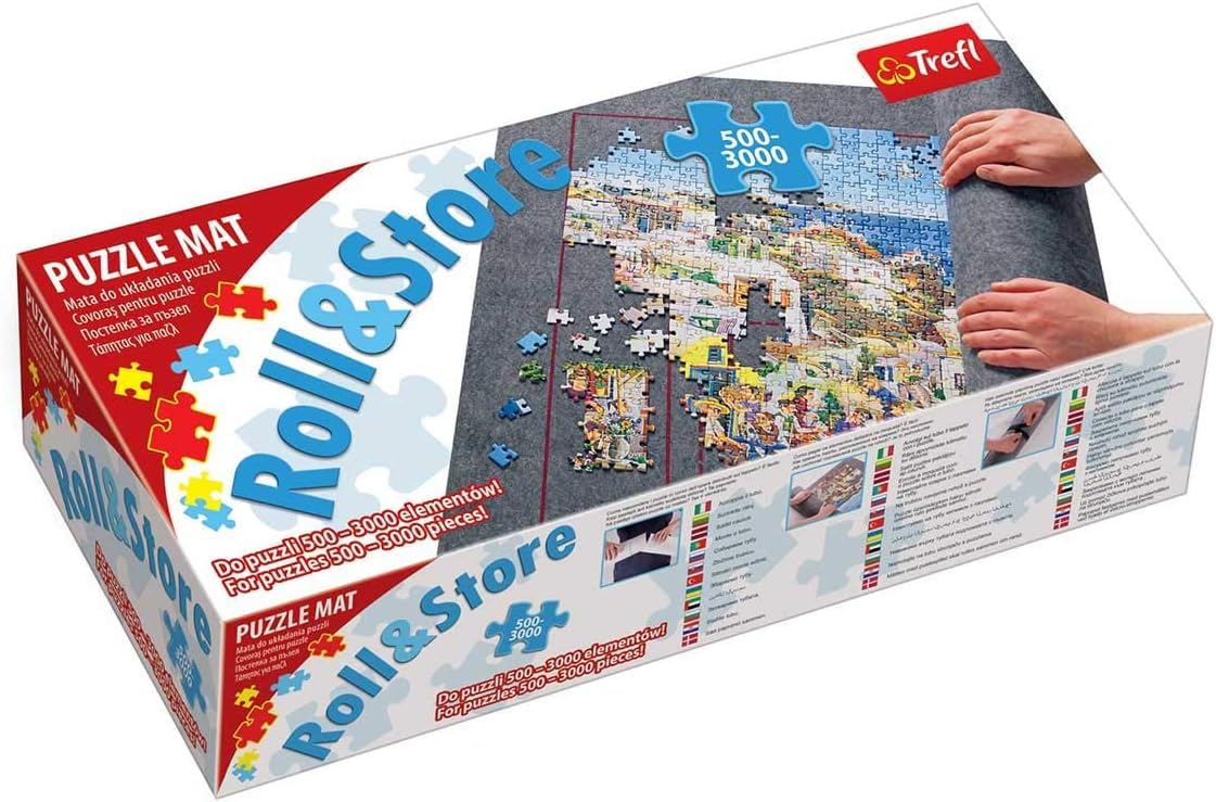 Trefl 916 60986 EA Roll and Store Puzzle Mat (500-3000 Pieces), Coloured, TR60986