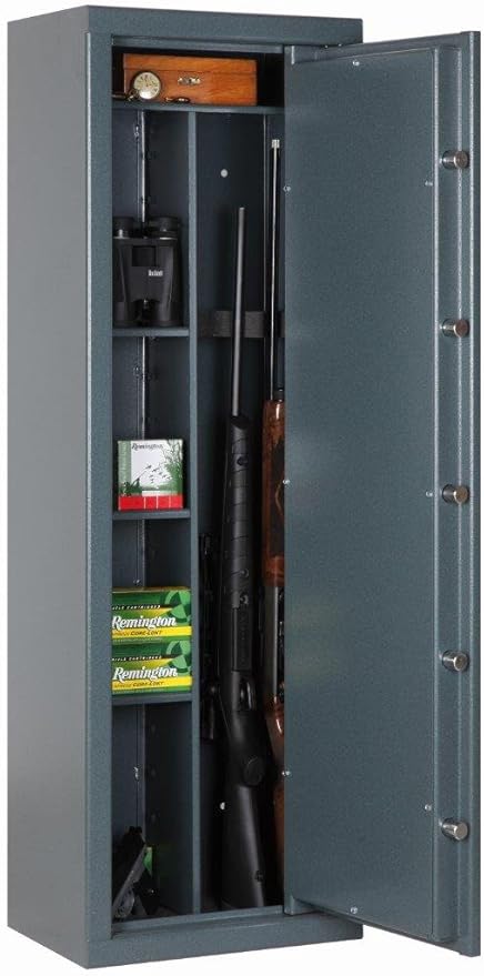 Infac – Caja fuerte Infac 3 armas con gafas y estantes: Amazon.es: Deportes y aire libre