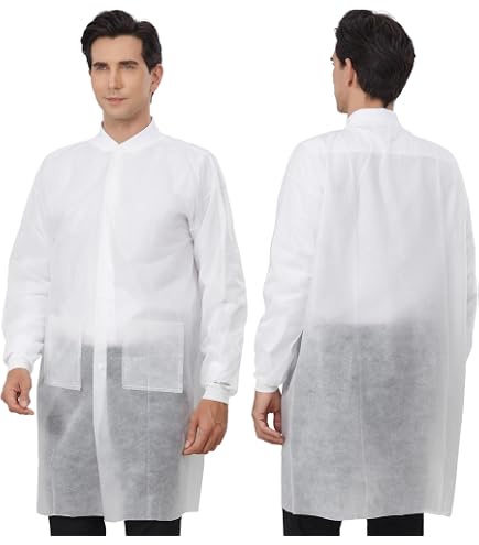 Amazon.com: EZGOODZ Disposable Lab Coats for Adults, X-Large