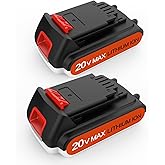 BECDXPal 2 Packs 3.5Ah Replacement Battery for Black and Decker 20V Battery LBXR20 LBXR2520 LBX20 LB2X3020 LB2X4020 Compatibl