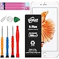 GOBAT Replacement for iPhone 6 Plus Battery,2915mAh High Capacity Battery for iPhone 6 Plus Model A1522 A1524 A1593 with Replacement Tool Kits