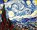 Diy oil painting, paint by number kit - worldwide famous oil painting The Starry Night by Van Gogh 16x20 inch
