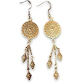 Viking Earrings Shieldmaiden Valkyrie Vikings Copper Earrings Shield Maiden