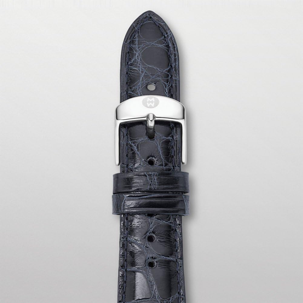 MICHELE 20mm Navy Alligator Strap