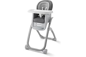 Graco DuoDiner 6-in-1 DLX Baby Highchair | Portable High Chair for Babies and Toddlers | Compact Fold for Easy Storage and Tr