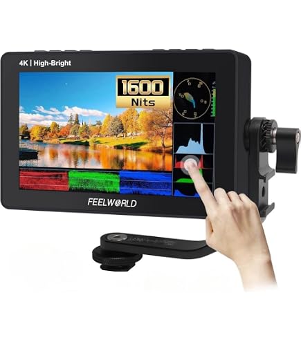 Amazon.com: FEELWORLD F5 PROX 5.5 Inch 1600nit High Bright Camera