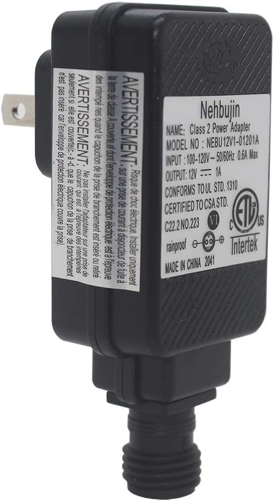 12V 1A Class 2 Power Supply, LED Transformer Replacement