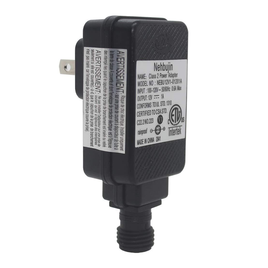 Photo 1 of 12V 1A Class 2 Power Supply, IP44 LED Transformer Replacement Yard Inflatable Adapter for String Light, Inflatable Decorations (12-1A)