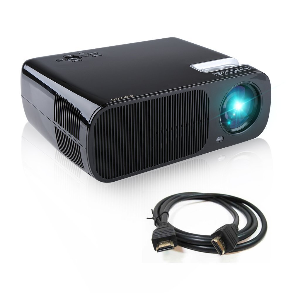 Projector, Crenova XPE600 LED Projector 2600 Lumens Amazon.co.uk