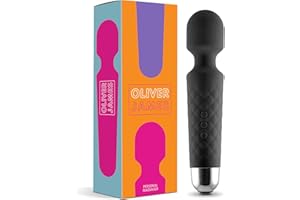 Vibrator Wand and Adult Sex Toys by Oliver James - G Spot Vibrators, Vibrateur, Dildo - Powerful, Water-Resistant, Wireless A