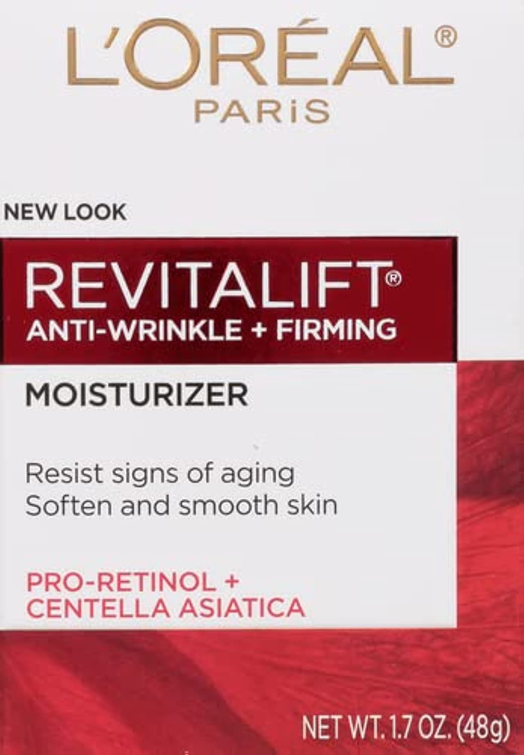 L'Oréal Paris Skincare Revitalift Anti-Wrinkle and Firming Face and Neck Moisturizer with Pro-Retinol, Paraben Free, 1.7 oz.