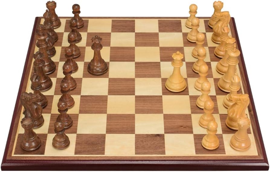 LF stores Chess Championship Chess Set,2 In 1 Chess And Draughts Set Chess Checkers Game Set Chess Board For Adults And Kids Board Games (Color : A)