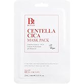 BENTON Centella Mask Pack(10 Sheets) - Korean Skin Care Face Mask with Centella Ampoule & Hyaluronic Acid Serum | For Face Dry & Sensitive