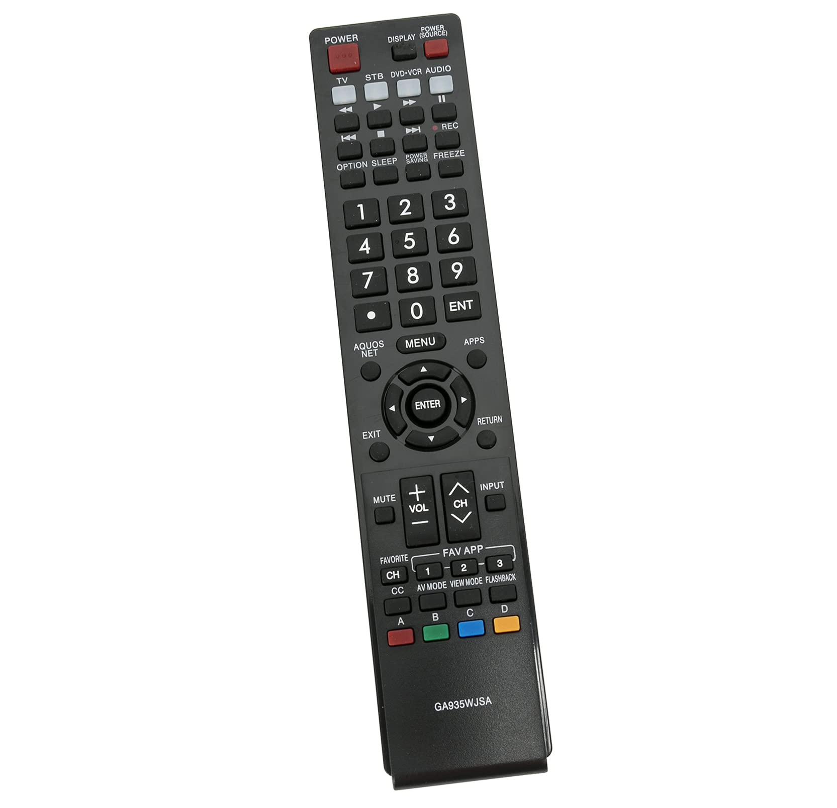 ALLIMITY GA935WJSA sub GA959WJSA Remote Control Replace fit for TV LC-40LE833E LC-46LE833E LC-52LE833E LC-60LE833E LC-70LE838E LC40LE833E LC46LE833E LC52LE833E LC60LE833E LC70LE838E