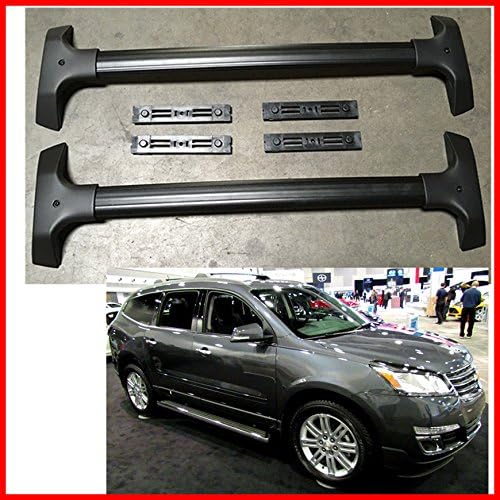 SYPPO for 09-15 Chevy Traverse Aluminum Roof Rack Cross Bar Luggage Carrier OE Style