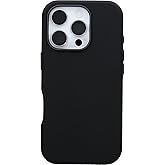 OtterBox iPhone 16 Pro Symmetry Series Cactus Leather for MagSafe - Noir Ash Black