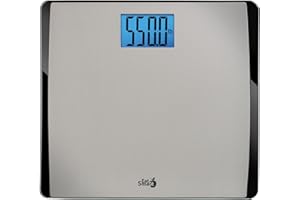 EatSmart Precision 550 Pound Extra-High Capacity Digital Bathroom Scale, Extra-Wide Platform, Stainless Steel Body Weight Scale with Step-On Tech