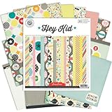 Pink Paislee Hey Kid Paper Pad, 6 by 6-Inch