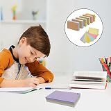 6 Pack 300Pcs Flash Cards A7 12.7x7.6cm Ruled Index Kraft Notecards view 6