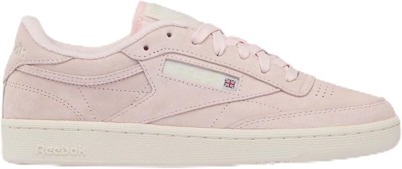 Baskets Club C 85 pour Femme, Craie, Rose Pur, albâtre, 35,5 EU