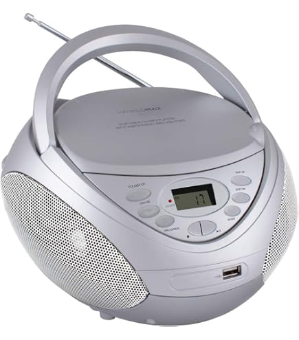 Amazon.com: HANNLOMAX HX-326CD CD/MP3 Boombox with Radio and USB