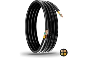 Gubrdfrsod Heavy Duty 5 FT 14 Gauge 4 Way Pure Copper Conductor Wire Insulated Stranded Waterproof RV Trailer Cable Cord 4 Conductor Color Coded Round Trailer Wiring 14 AWG 4 Wire Cable Roll 60"