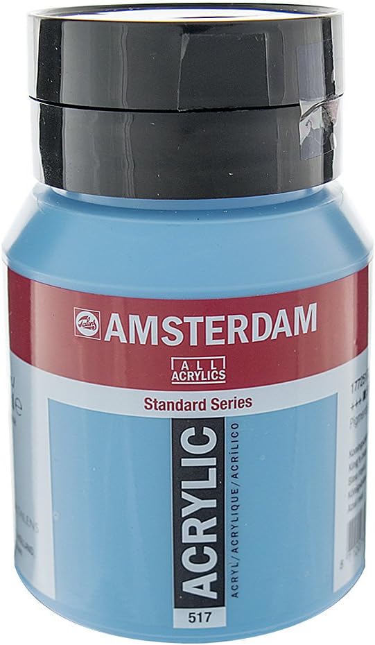Amsterdam Standard Series Acrylic Jar 500 ml King's Blue 517 (17725172), 500 ml (Pack of 1)