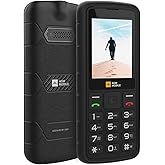 AGM M9 Rugged Feature Phone, 4G Basic Cell Phone, Simple Mobile Phones, IP68 & IP69K Waterproof, Drop-Proof, Large Buttons, L
