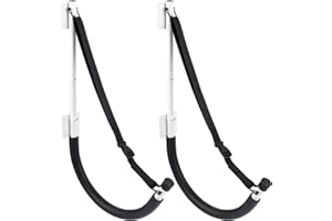WTMORE Kayak Storage Rack Kayak Wall Mount Heavy Duty Kayak Hooks with Straps 100 LB Capacity Kayak Rack for Garage Kayak Hangers for Paddle Boards Surfboards Bikes Ladders SUP Snow Board