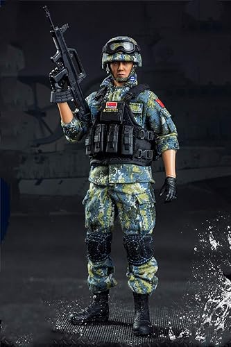 Amazon R Doll 1 12 フィギュア 男性 ミリタリー 兵士 素体 ヘッド 服 武器 アクション フルセット Flagset フィギュア ドール 通販