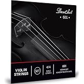 Danchet Violin Strings 4/4 Full Set Academy Performance Grade, Ball End, Medium Soft Wound 601 (Includes E, A, D, G Strings) - Reliable, Affordable Violin Replacement&hellip;