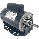 B319 Fan and Blower Motor Replace Marathon B319 3/4HP Reversible Rotation | 115/208-230V 10.0/5.2-5.0Amp 1.25SF 0.75 Horsepower 56 Frame Single/Split Phase, Auto Thermally Protected LEUNGOO