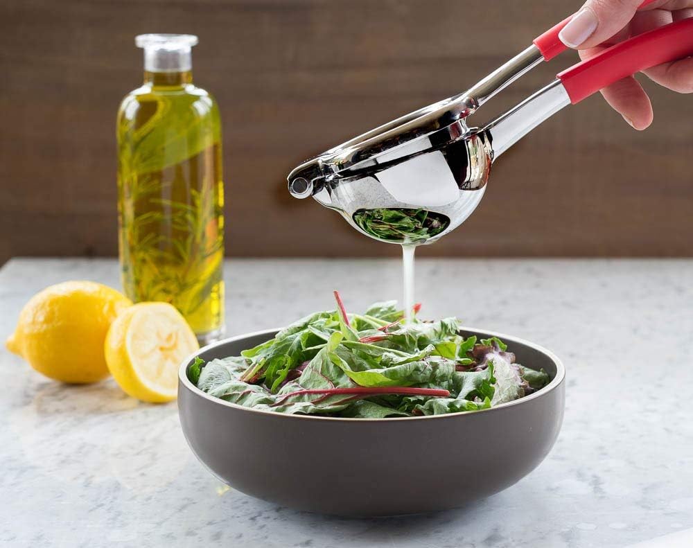 Top Rated Bellemain Premium Quality Stainless Steel Lemon Squeezer with Silicone Handles: Kitchen & Dining