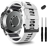 ZPJPPLX 22mm Quickfit Band Compatible with Garmin Fenix 8/7/6 epix Pro,Silicone Wrist Strap for Fenix E/5 Plus/5/tactix quatix 8 7 pro/Forerunner 970/965/955/Descent G2 G1/Approach S70/S62/S60 47mm