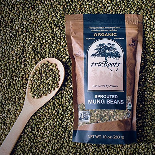 truRoots Organic Sprouted Mung Beans, 10 Ounce Pouches - Thumbnail 3