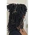 ZRQ 8 Inch Micro Twist Crochet Hair Bob Crochet Braids Mini Pre-twisted Passion Twist Mini Senegalese Twist Crochet Hair Pre-looped Micro Braids Crochet Hair Extensions(9 Packs,2#)