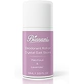 Bussani Crystal Salt Stone Deodorant Roll-On for Women | Perfect for Sensitive Skin | Won’t Stain Clothes | Ideal for Active Women | Long-Lasting & Gentle Protection | No Harmful Chemicals