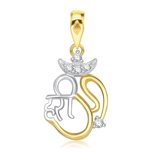 VK Jewels Pendant for Women (Golden) (vkp1893g)