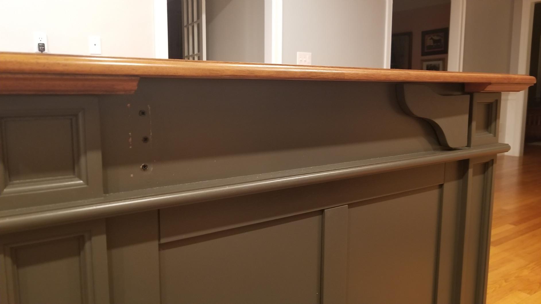 72/mo Finance Americana Gray Kitchen Island with Drop Leaf by Home