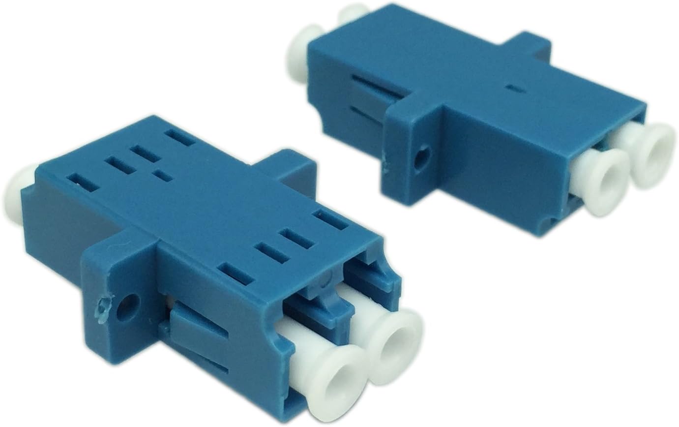 CERRXIAN LC Duplex Fiber Optic Adapter LC Female to LC Female Duple