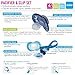 MAM Pacifier and MAM Pacifier Clip Value Pack (2 Pacifiers & 1 Clip), Pacifiers 6 Plus Months for Baby Girl, Baby Pacifiers, Baby Pacifier Clips