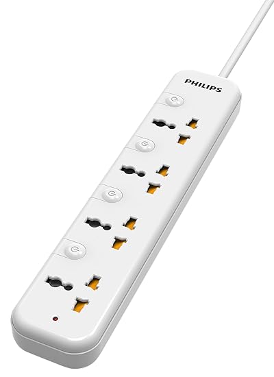 Philips SPN1348WD PVC 4 Way Extension