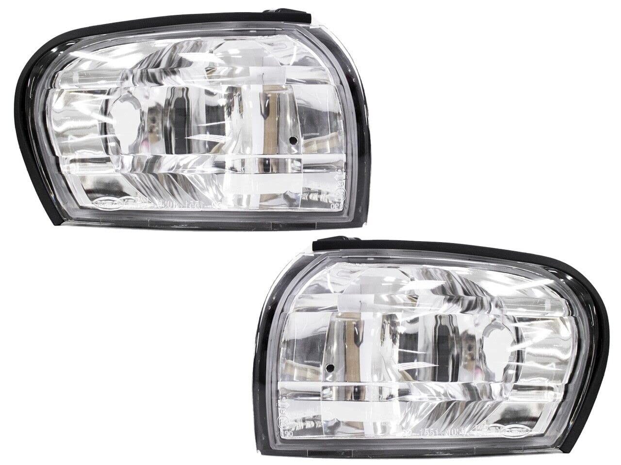Photo 1 of GAZOZ PERFORMANCE Exterior Acceossires - Crystal Clear Corner Lights Lamps W/E-Mark Compatible with impreza GC8 CC8A 1992-2000 (Without Bulbs)