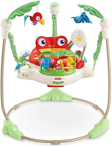 Fisher-Price Baby Bouncer Pink Petals Jumperoo Musical Activity