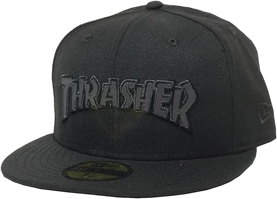 Amazon New Era ニューエラ キャップ メンズ ストリート ブランド 平つば スラッシャーコラボ B系 ストリート系 ファッション 大きいサイズ ブラック 7 1 2 Nwct1269 キャップ 通販