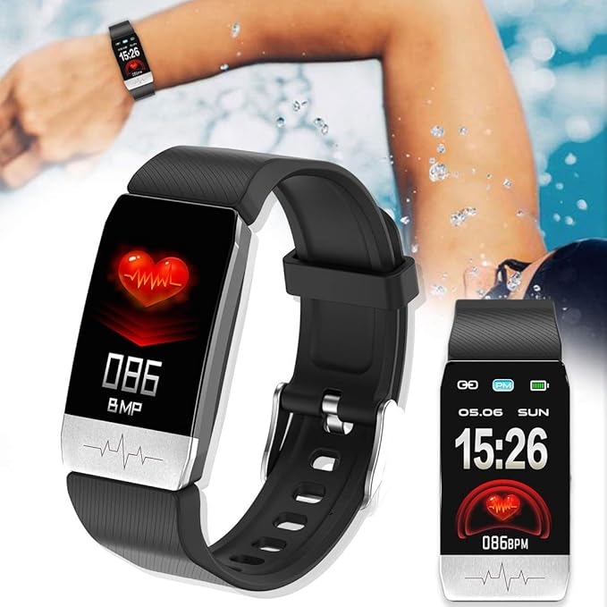 Zerkosvort T1 Fitness Tracker mit EKG, Bluetooth 4.2 Amazon.de Elektronik