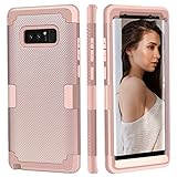Galaxy Note 8 Case, AOKER [Updated Version] [Fashion Design] [Non-Slip Feature] Shockproof Anti-Scratch High Impact Perfect Protective Case Cover for Samsung Galaxy Note 8 (Rosegold 2)