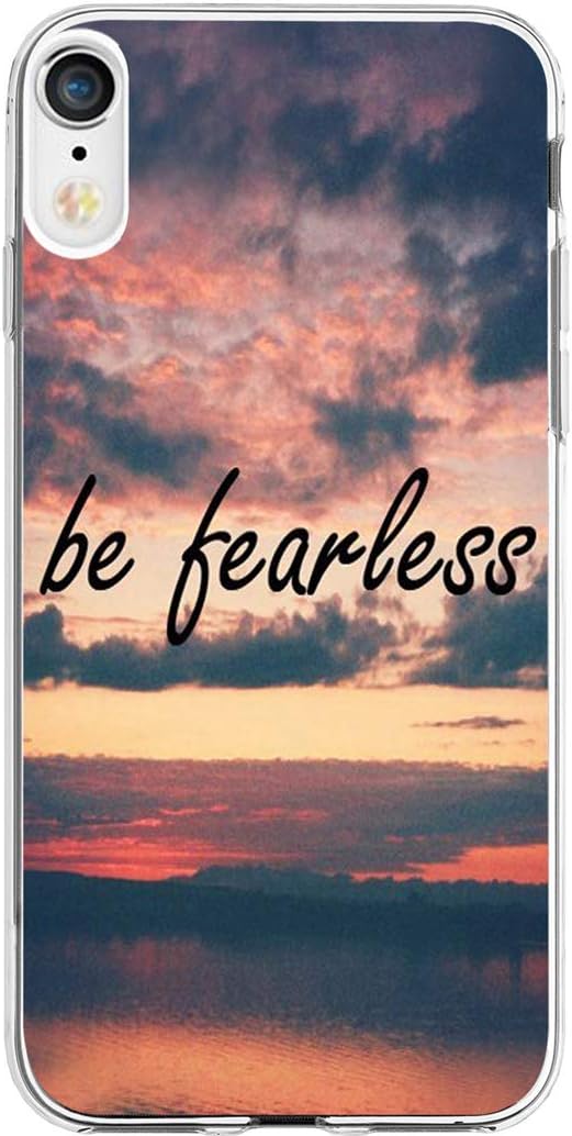 Case for Phone XR Sayings Inspirational & MUQR Gel Silicone Slim Drop Proof Protection Cover Compatible with iPhone XR/10R 6.1 Inches 2018 & Lyrics Motivational