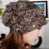 Qunson Lace Beanie Hat Cap Turban for Women